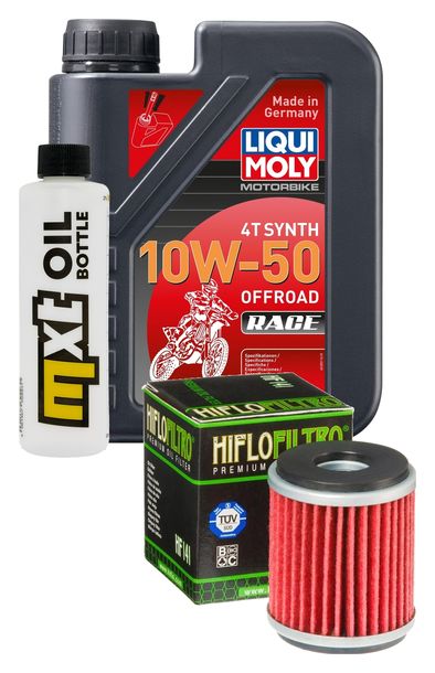 Inspektionspaket 1L 10W-50 + Ölfilter für Yamaha WR R 250 ccm Bj. 2008 - 2013
