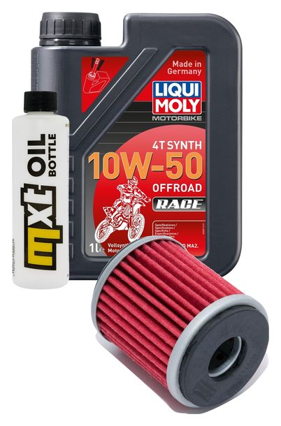 Inspektionspaket 1L 10W-50 + Ölfilter für Yamaha WR X 250 ccm Bj. 2008 - 2013