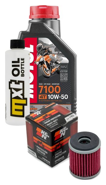 Inspektionspaket 1L 10W-50 + Ölfilter für Yamaha WR X F YZ 250 / 450 ccm Bj. 2006 - 2012