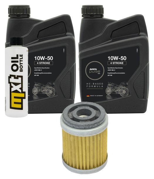 Inspektionspaket 2L 10W-50 + Ölfilter für Yamaha WR F 400 ccm Bj. 1998 - 1999