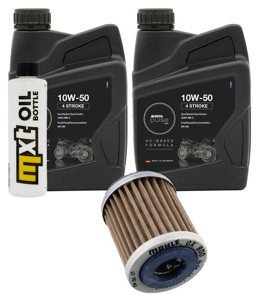 Inspektionspaket 2L 10W-50 + Ölfilter für Yamaha WR F 400 ccm Bj. 1998 - 1999