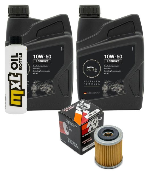 Inspektionspaket 2L 10W-50 + Ölfilter für Yamaha WR 426 F YZ 250 / 425 ccm Bj. 2001 - 2002