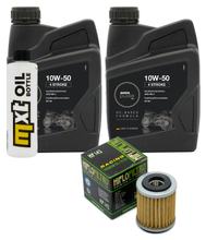 Paquet d'inspection 2L 10W-50+filtre à huile pour Yamaha WR 426 F YZ 250 / 425 ccm Année 2001 - 2002