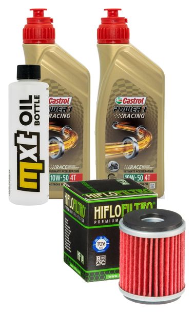 Inspektionspaket 2L 10W-50 + Ölfilter für Yamaha WR F YZ 450 ccm Bj. 2003 - 2006