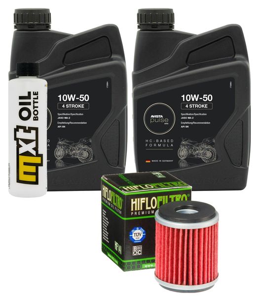 Inspektionspaket 2L 10W-50 + Ölfilter für Yamaha WR F YZ 450 ccm Bj. 2003 - 2006
