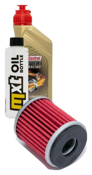Inspektionspaket 1L 10W-50 + Ölfilter für Yamaha WR F YZ 450 ccm Bj. 2009 - 2015