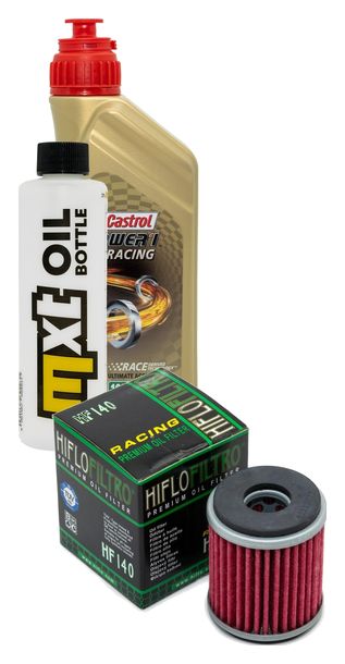 Inspektionspaket 1L 10W-50 + Ölfilter für Yamaha WR F YZ 450 ccm Bj. 2009 - 2015