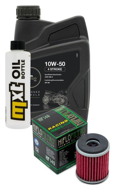 Inspektionspaket 1L 10W-50 + Ölfilter für Yamaha WR F YZ 450 ccm Bj. 2009 - 2015