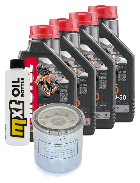 Inspektionspaket 4L 10W-50 + Ölfilter für Yamaha XJ S Diversion 900 ccm Bj. 1994