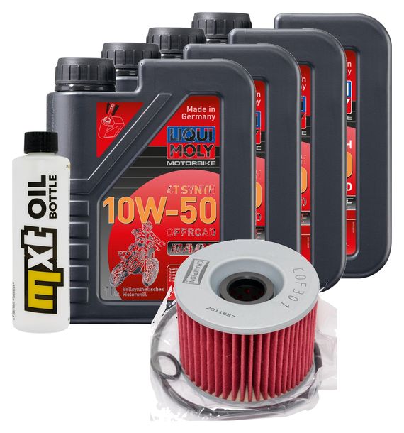 Inspektionspaket 4L 10W-50 + Ölfilter für Yamaha XJR 1300 ccm Bj. 1999