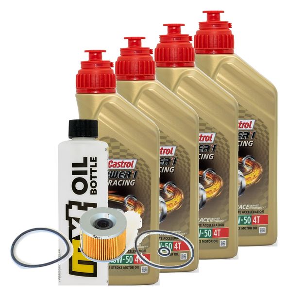 Inspektionspaket 4L 10W-50 + Ölfilter für Yamaha XJR 1300 ccm Bj. 1999