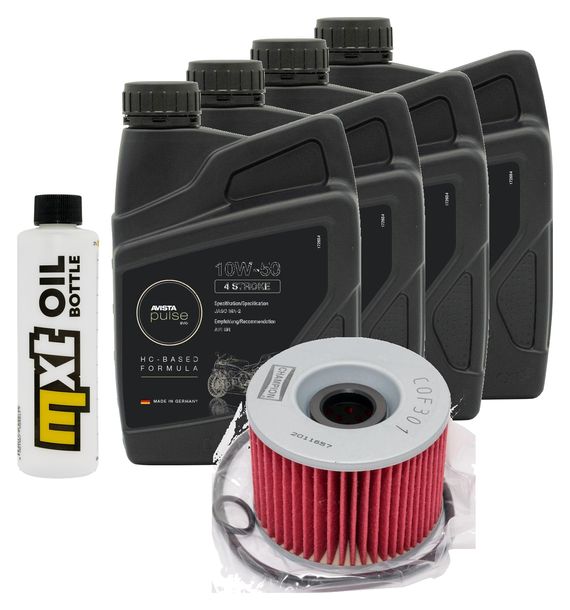 Inspektionspaket 4L 10W-50 + Ölfilter für Yamaha XJR 1300 ccm Bj. 1999
