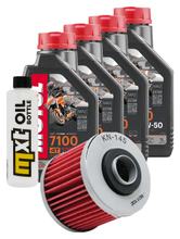 Inspectiepakket 4L 10W-50 + Oliefilter voor Yamaha XT E 600 ccm Bj. 2000 - 2003