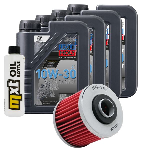 4L 10W-30 Inspection Package+ oil filter for Yamaha XTZ A Super Tenere XV L C Virago 750 / 1000 ccm Year 1988 - 1997