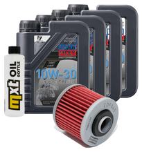 Paquete de inspección 4L 10W-30+filtro de aceite para Yamaha XV L C Virago 1000 ccm Año 1989