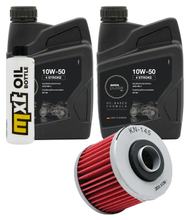 Inspektionspaket 2L 10W-50 + Ölfilter für Yamaha XVS Drag Star XV Virago S 125 ccm Bj. 1997 - 2004