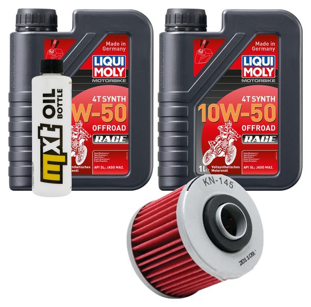 Inspektionspaket 2L 10W-50 + Ölfilter für Yamaha XV Virago S 125 ccm Bj. 2000 - 2002