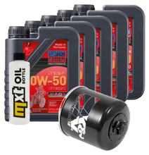 Paquete de inspección 5L 10W-50 + filtro de aceite para Yamaha XV A Midnight Star 1900 ccm Año 2011