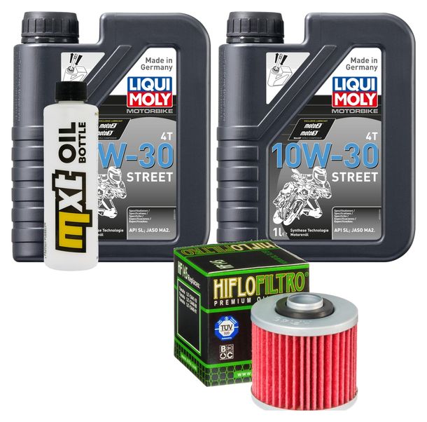 Pacchetto di ispezione 2L 10W-30+filtro olio per Yamaha XV Virago S 250 ccm Anno 1989 - 1990