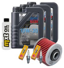 Pacchetto di ispezione 3L 10W-30 + filtro olio + 2x candela per Yamaha XV Virago 535 ccm Anno 1988 - 1995