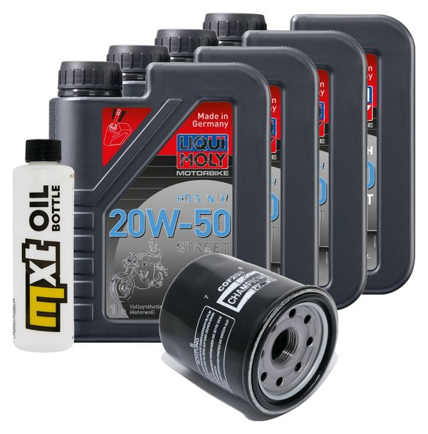 4L 20W-50 inspection package+ oil filter for Yamaha XVS 1300 ccm Year 2009