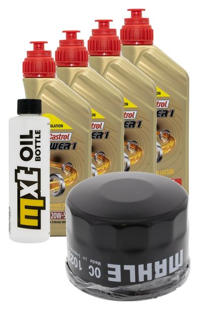Inspektionspaket 4L 20W-50 + Ölfilter für Yamaha XVS 1300 ccm Bj. 2009
