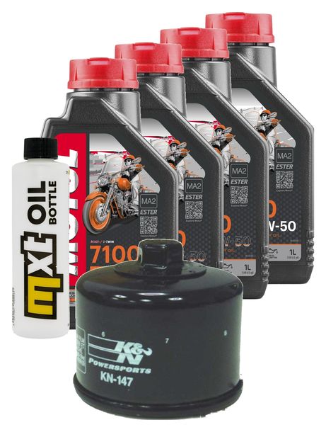 Inspektionspaket 4L 20W-50 + Ölfilter für Yamaha XVS 1300 ccm Bj. 2009