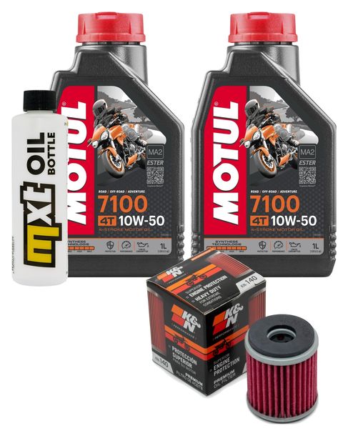 Inspektionspaket 2L 10W-50 + Ölfilter für Yamaha YBR 250 ccm Bj. 2007 - 2011