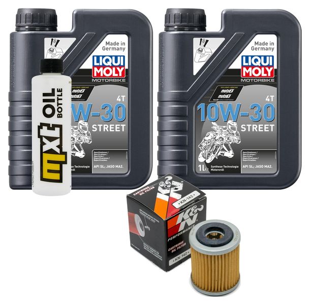 Pacchetto di ispezione 2L 10W-30+filtro olio per Yamaha YZ F 400 ccm Anno 1998 - 1999