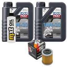 Inspectiepakket 2L 10W-30 + Oliefilter voor Yamaha YZ F 400 ccm Bj. 1998 - 1999