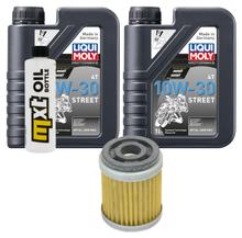 Inspectiepakket 2L 10W-30 + Oliefilter voor Yamaha YZ F 400 ccm Bj. 1998 - 1999