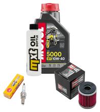 Inspektionspaket 1L 10W-40 + Ölfilter + 1x Zündkerze für Yamaha YZF R 125 ccm Bj. 2008 - 2012