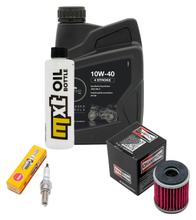 Inspectiepakket 1L 10W-40 + Oliefilter + 1x Bougie voor Yamaha YZF R 125 ccm Bj. 2008 - 2012