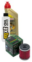 Inspectiepakket 1L 10W-40 + Oliefilter + 1x Bougie voor Yamaha YZF R 125 ccm Bauwjaar 2014 - 2015