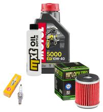 Inspektionspaket 1L 10W-40 + Ölfilter + 1x Zündkerze für Yamaha YZF R 125 ccm Bj. 2014 - 2015