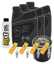 Inspectiepakket 3L 10W-40 + Oliefilter + 4x Bougie voor Yamaha YZF-R1 1000 ccm Bauwjaar 2000 - 2001