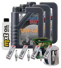 Inspectiepakket 3L 10W-40 + Oliefilter + 4x Bougie voor Yamaha YZF-R1 1000ccm Bouwjaar 2002 - 2003