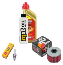 Pacchetto di ispezione 1L 5W-40 + filtro olio + 1x candela per Peugeot Django 50 ccm