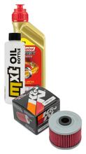 Pacchetto di ispezione 1L 5W-40 + filtro olio + 1x candela per Peugeot Django 50 ccm
