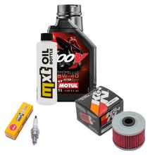 Inspektionspaket 1L 5W-40 + Ölfilter + 1x Zündkerze für Peugeot Django 50 ccm