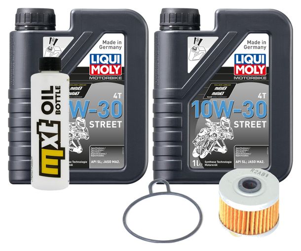 Paquete de inspección 2L 10W-30+filtro de aceite para Honda TRX EX X SporTrax 400 ccm