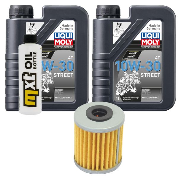 Paquete de inspección 2L 10W-30+filtro de aceite para Honda TRX EX X SporTrax 400 ccm