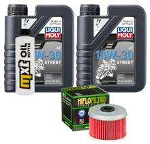 Inspectiepakket 2L 10W-30 + Oliefilter voor Honda TRX EX X SporTrax 400 ccm