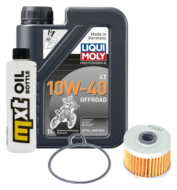 Paquete de inspección 1L 10W-40 con filtro de aceite para Honda TRX ER R SporTrax 450 ccm
