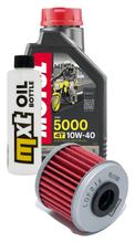 Inspectiepakket 1L 10W-40 + Oliefilter voor Honda TRX ER R SporTrax 450 ccm