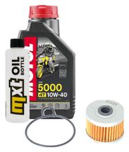 Inspectiepakket 1L 10W-40 + Oliefilter voor Honda TRX ER R SporTrax 450 ccm