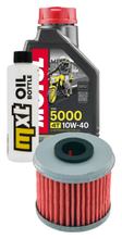 Inspectiepakket 1L 10W-40 + Oliefilter voor Honda TRX ER R SporTrax 450 ccm