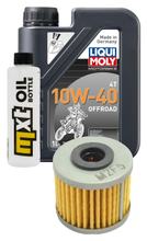 Inspectiepakket 1L 10W-40 + Oliefilter voor Honda TRX ER R SporTrax 450 ccm