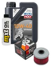 Inspectiepakket 1L 10W-40 + Oliefilter voor Honda TRX ER R SporTrax 450 ccm