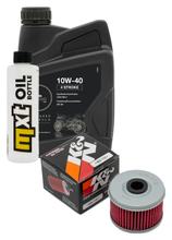 Pacchetto di ispezione 1L 10W-40+filtro olio per Honda TRX ER R SporTrax 450 ccm